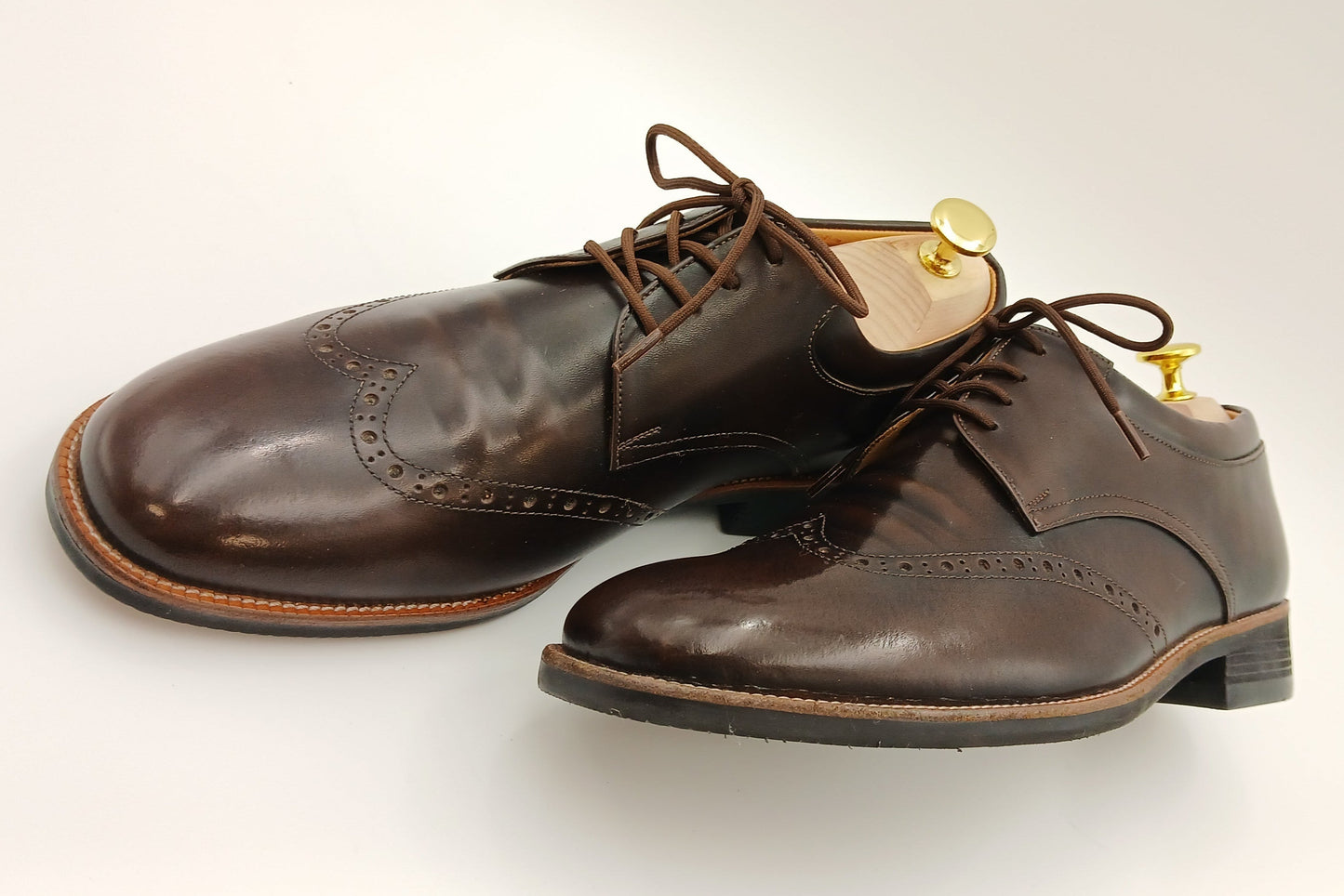 Espresso Wingtip Derbies