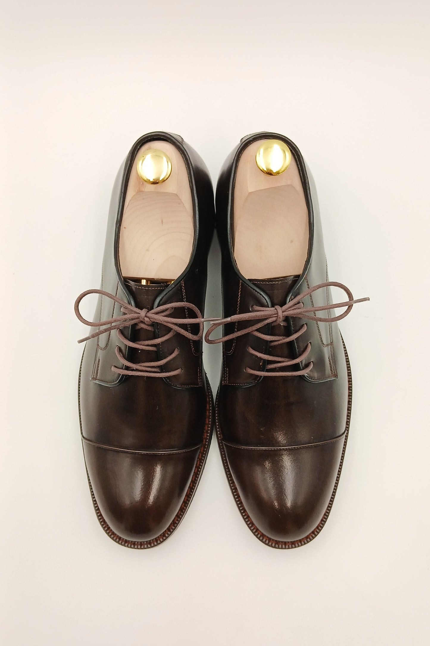 Espresso Cap-Toe Derbies