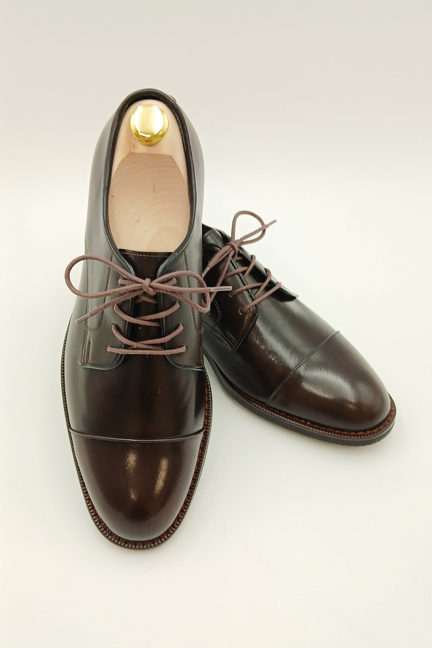 Espresso Cap-Toe Derbies