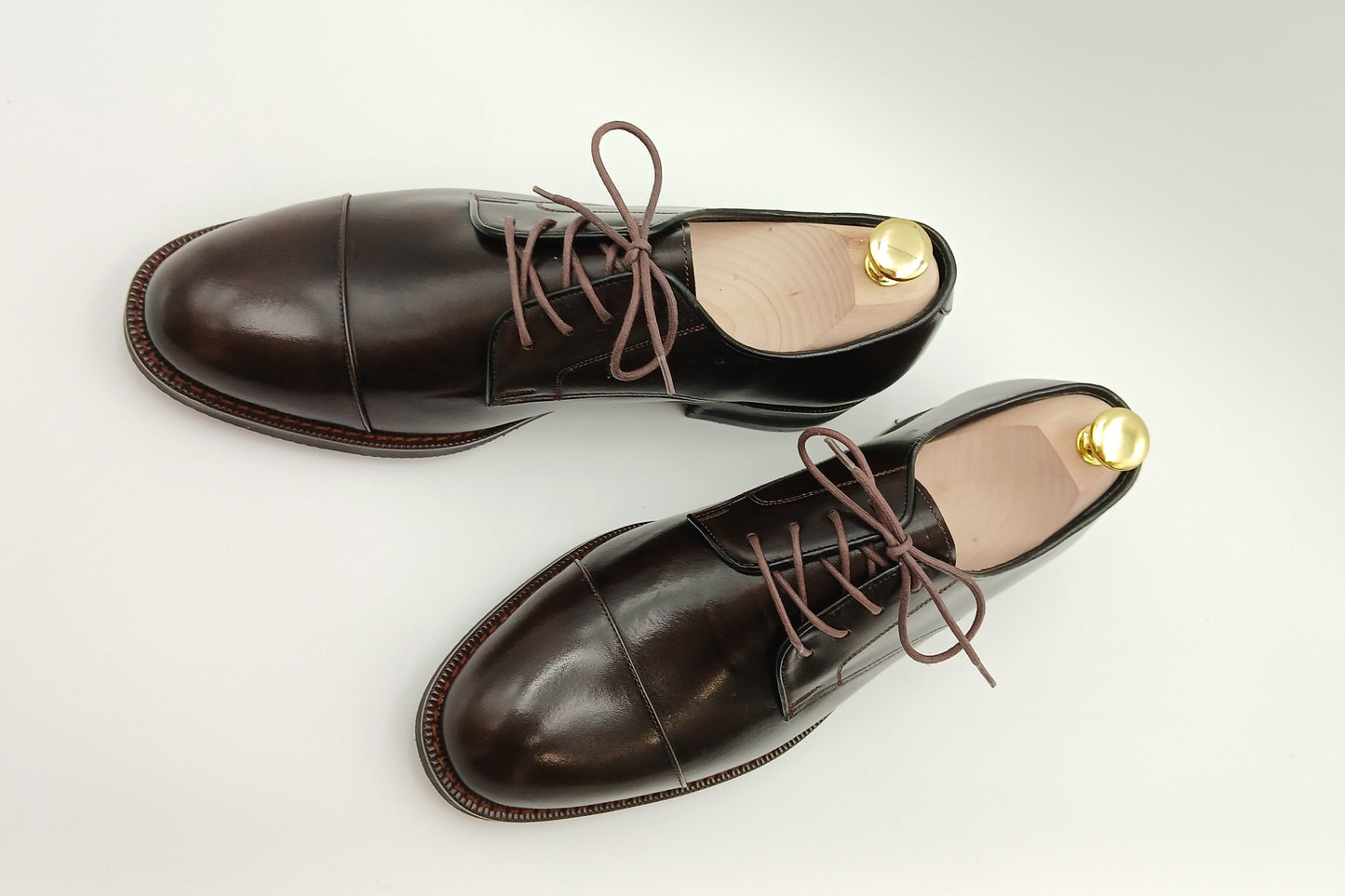 Espresso Cap-Toe Derbies