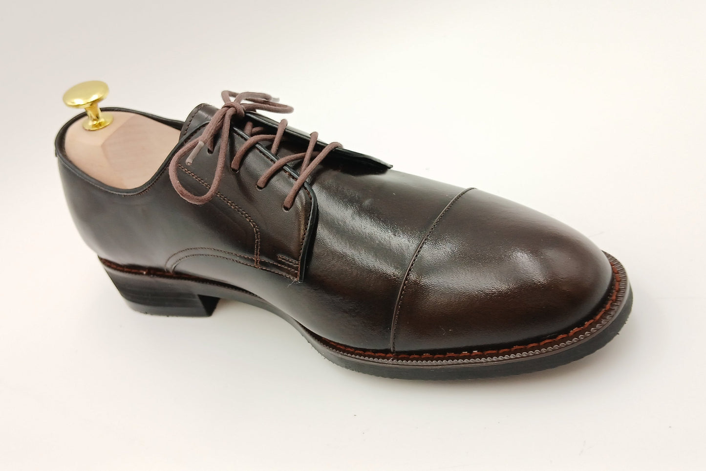 Espresso Cap-Toe Derbies