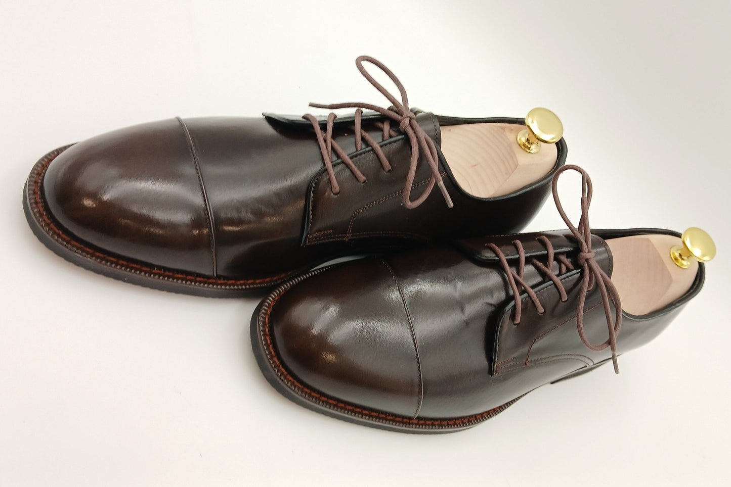 Espresso Cap-Toe Derbies
