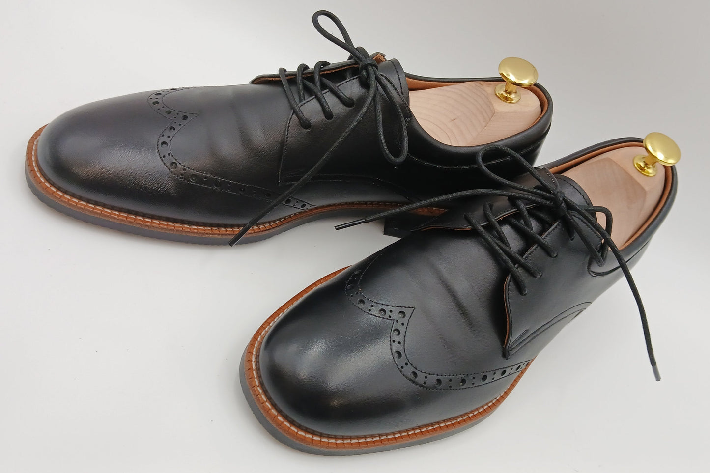 Onyx Wingtip Derbies