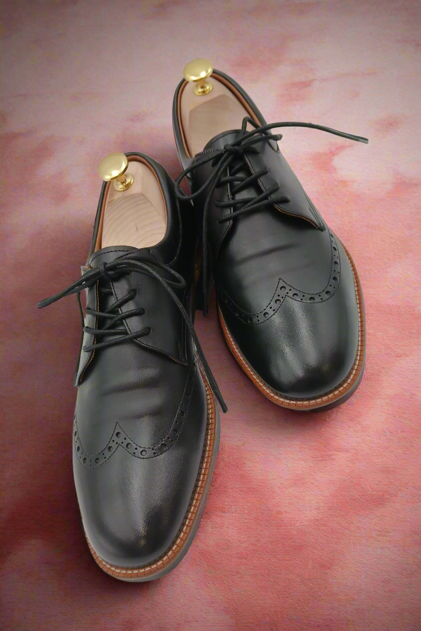 Onyx Wingtip Derbies