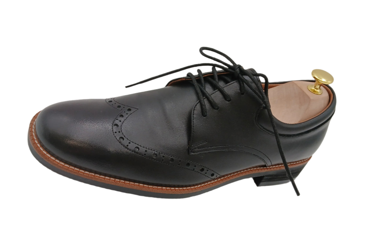Onyx Wingtip Derbies