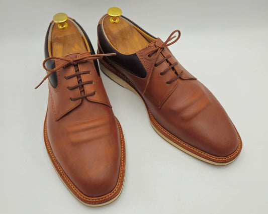 The d29:5 Meridian Terracotta Saddle Derby