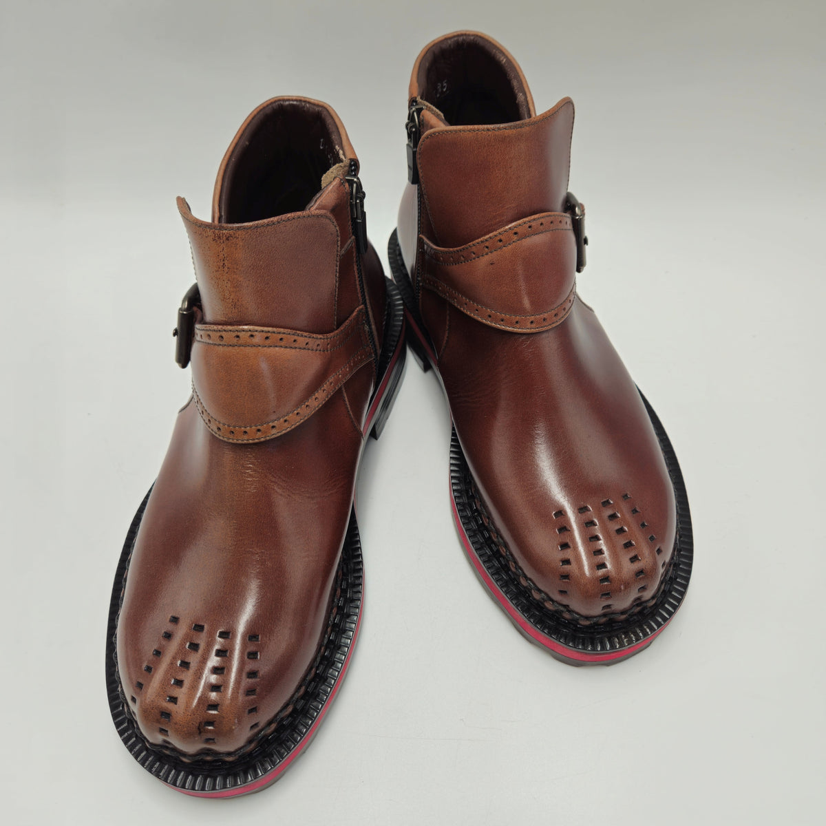 Der d295ma Vintage Square-Toe Derby Boot