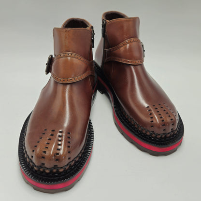 Der d295ma Vintage Square-Toe Derby Boot