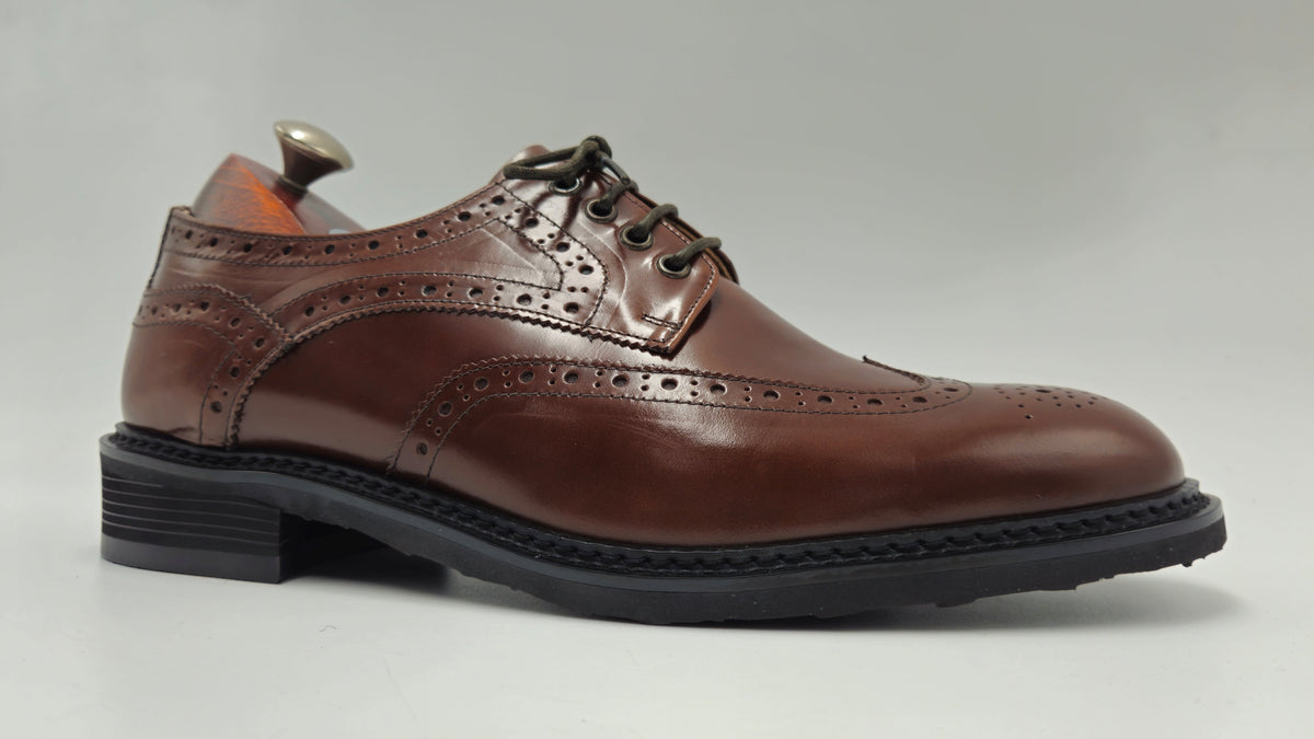 Der d295ma Vintage Square-Toe Derby Boot