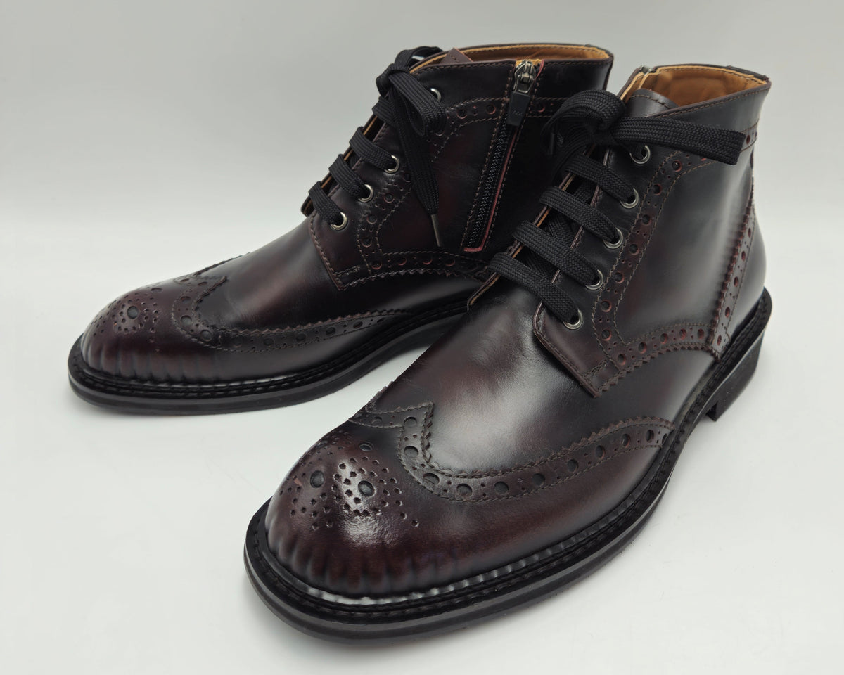 Der d295ma Vintage Square-Toe Derby Boot