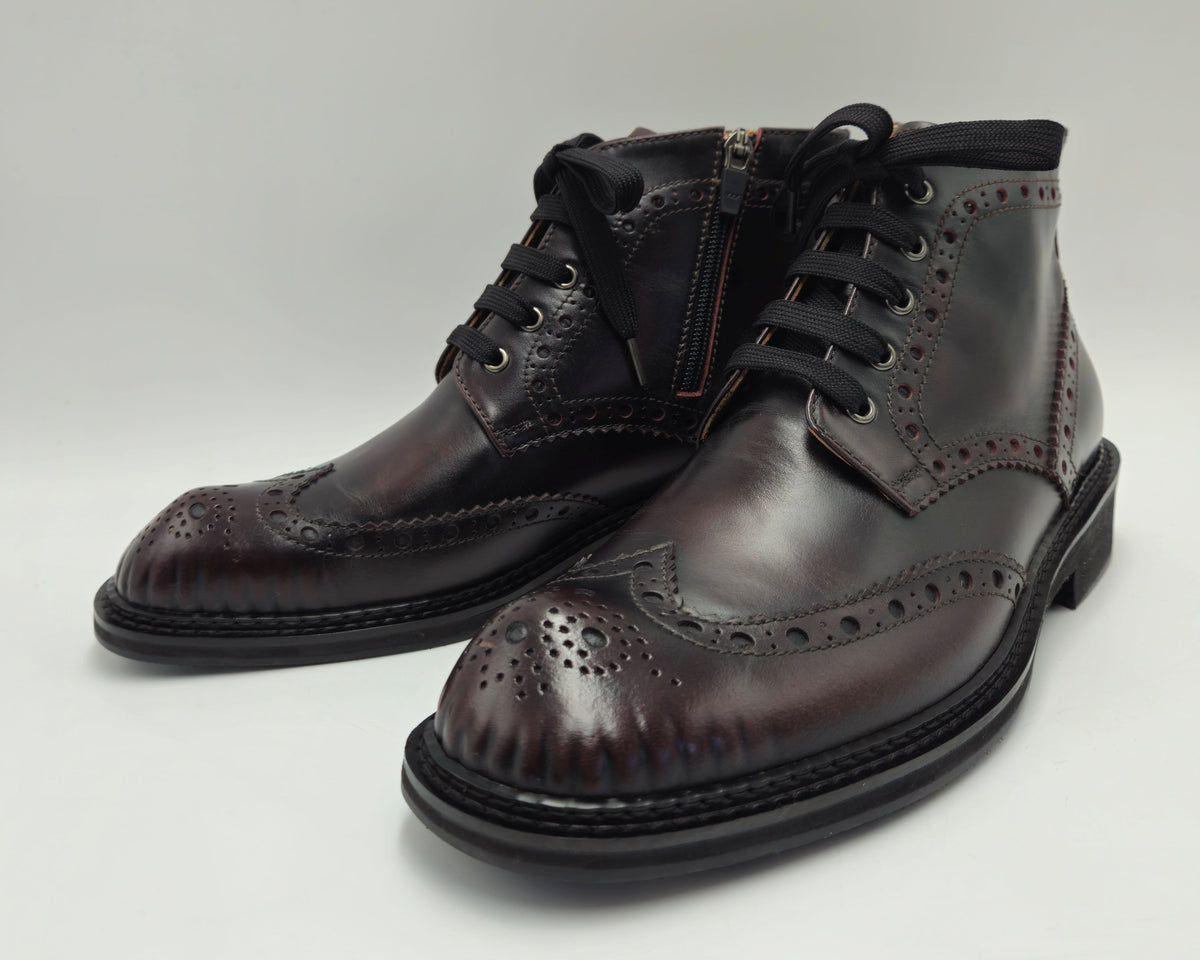 Der d295ma Vintage Square-Toe Derby Boot