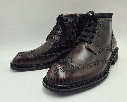 Der d295ma Vintage Square-Toe Derby Boot