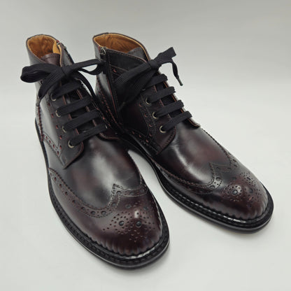 Der d295ma Vintage Square-Toe Derby Boot