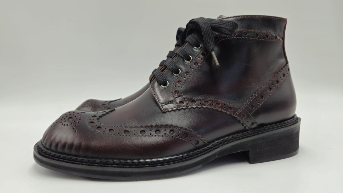 Der d295ma Vintage Square-Toe Derby Boot