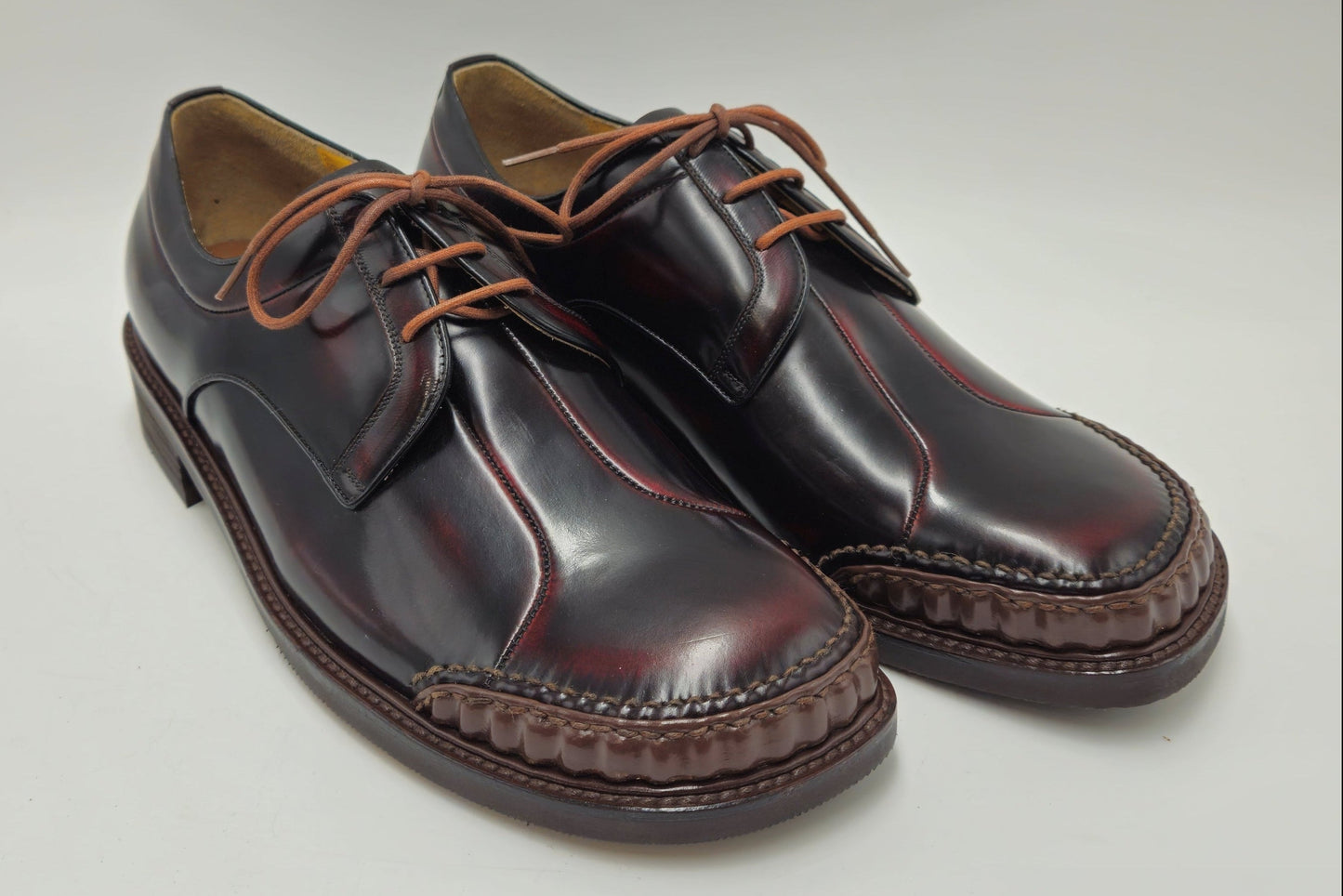 The Burnished Cerulean Artisan Lace-Up