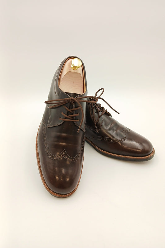 Espresso Wingtip Derbies