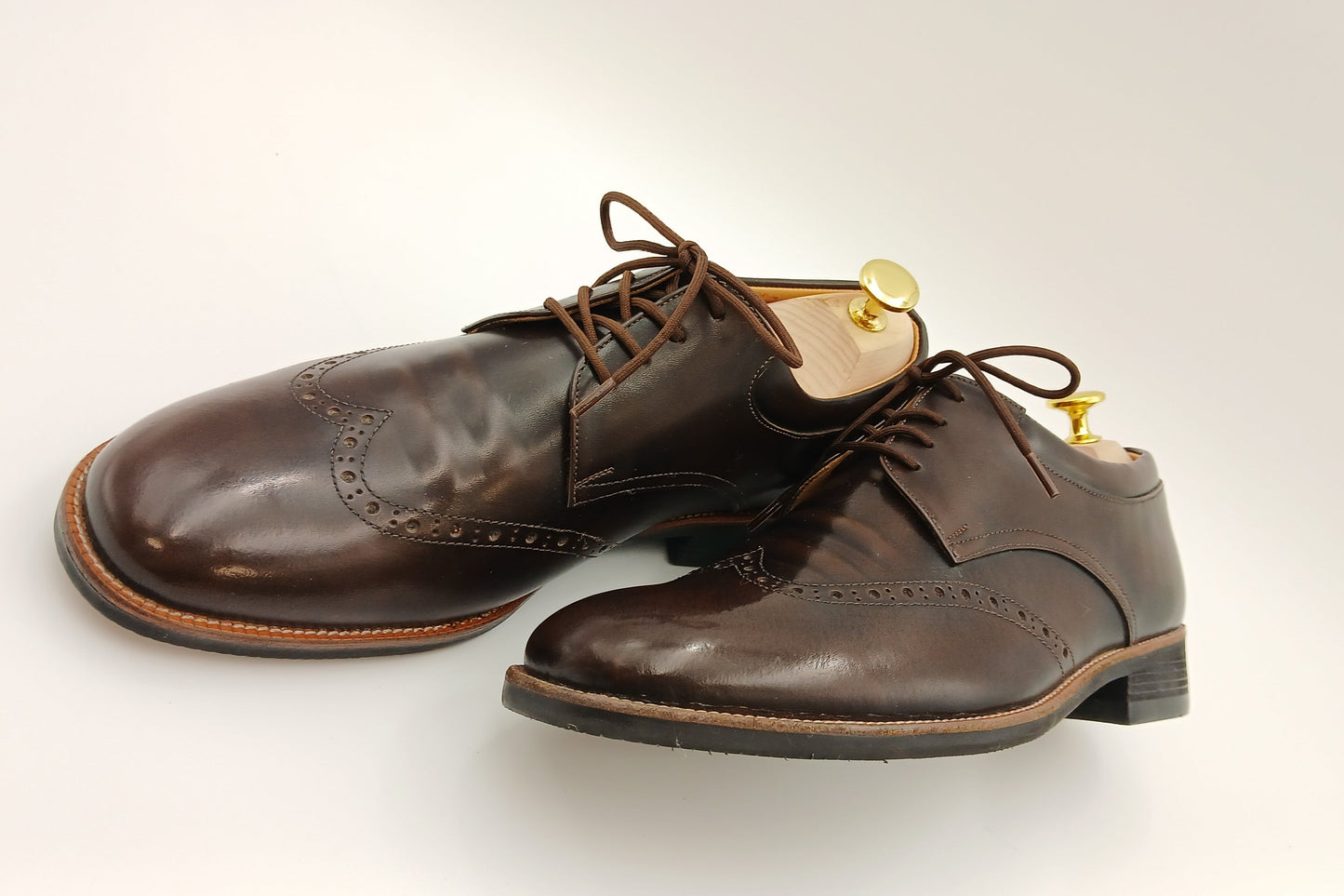 Espresso Wingtip Derbies