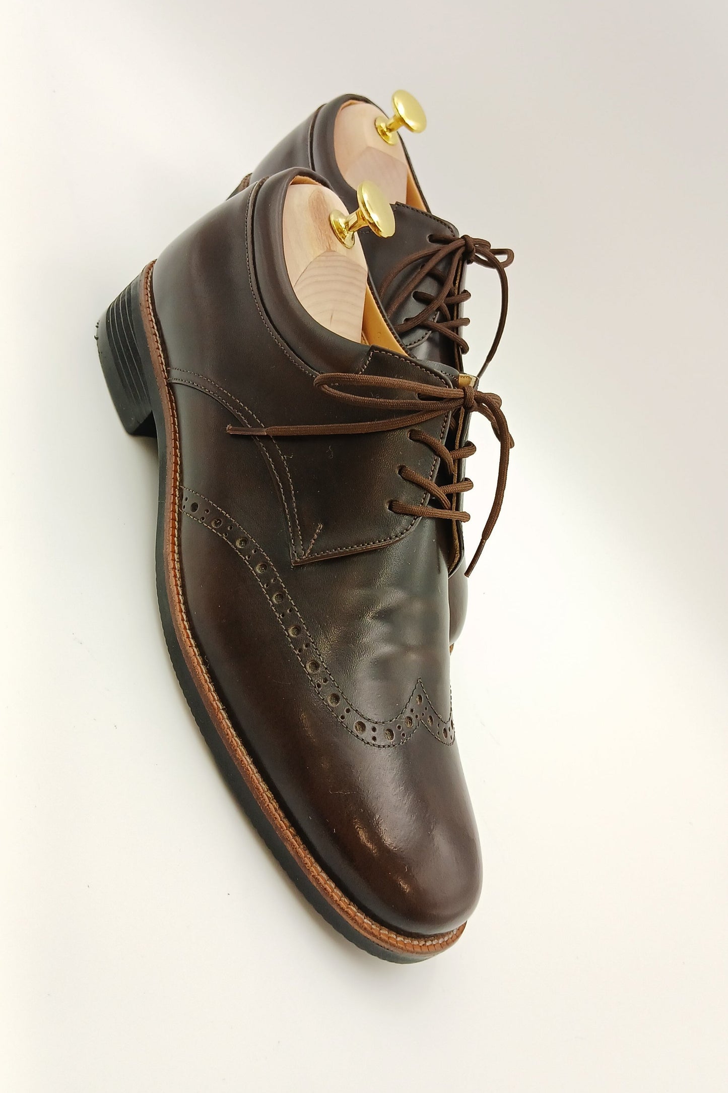 Espresso Wingtip Derbies