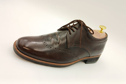 Espresso Wingtip Derbies