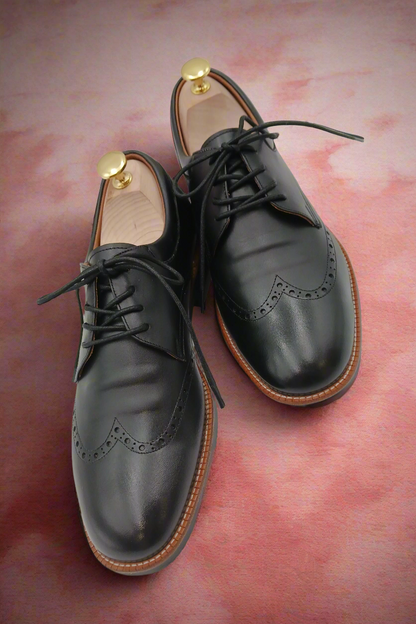 Onyx Wingtip Derbies
